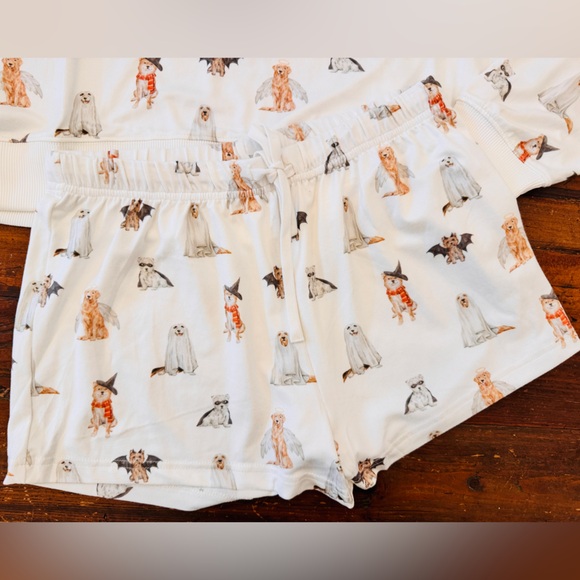 Z Supply White Animal Print Pajama Set - Picture 5 of 7